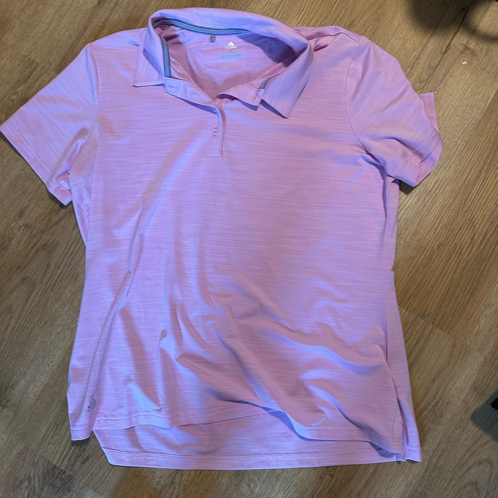 Adidas Women's Light Purple Polo Tee